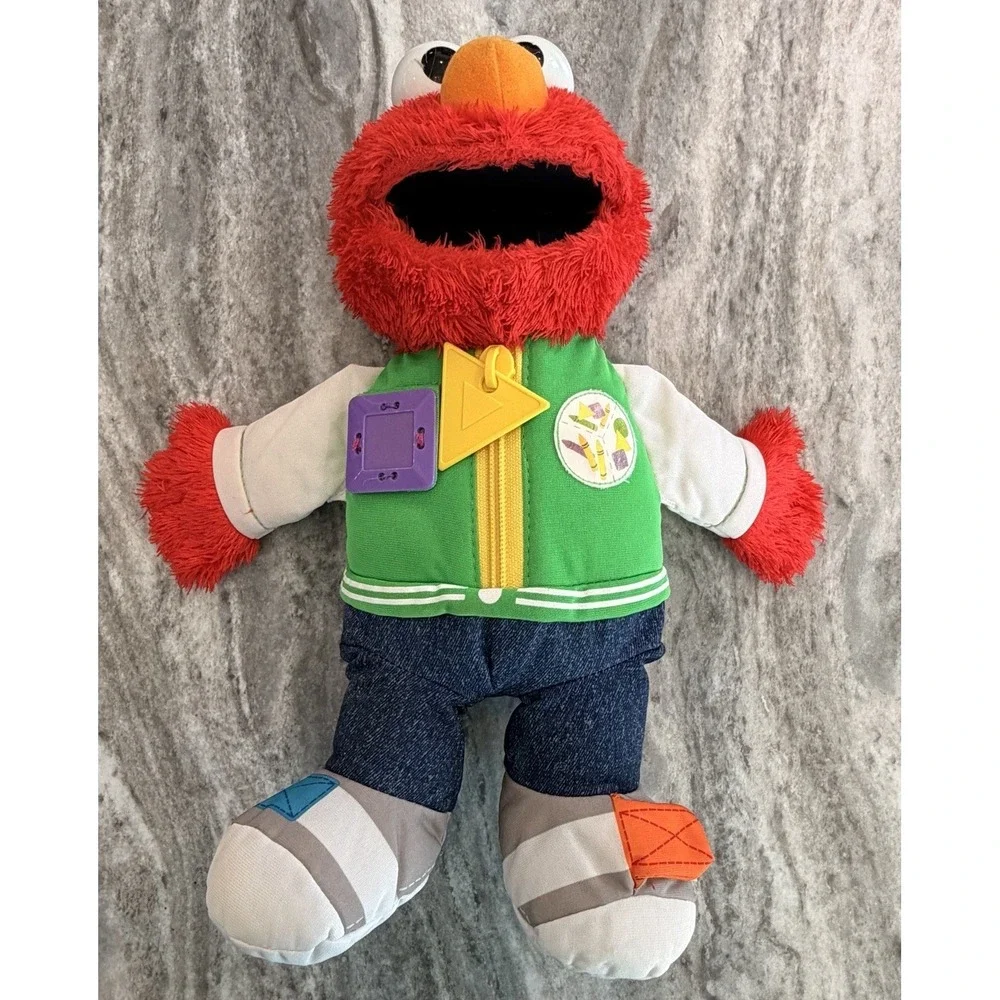Elmo Ready For School Sesame Street Talking Plush 14
